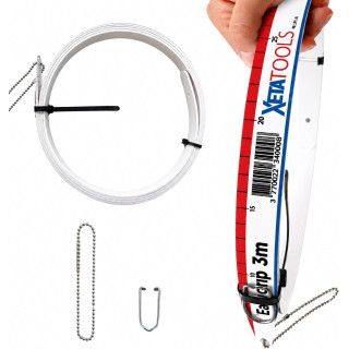 EasyGrip  3 m | Aiguille plate Électricien avec Agrafe et Aimant