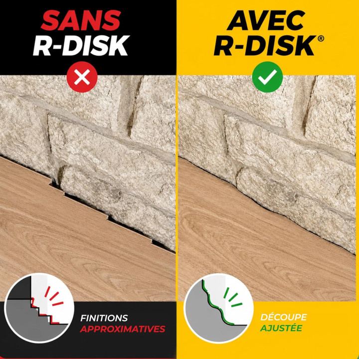 Lot de 3 Jauges de Contour R-Disk | Copieur de Profil Précis